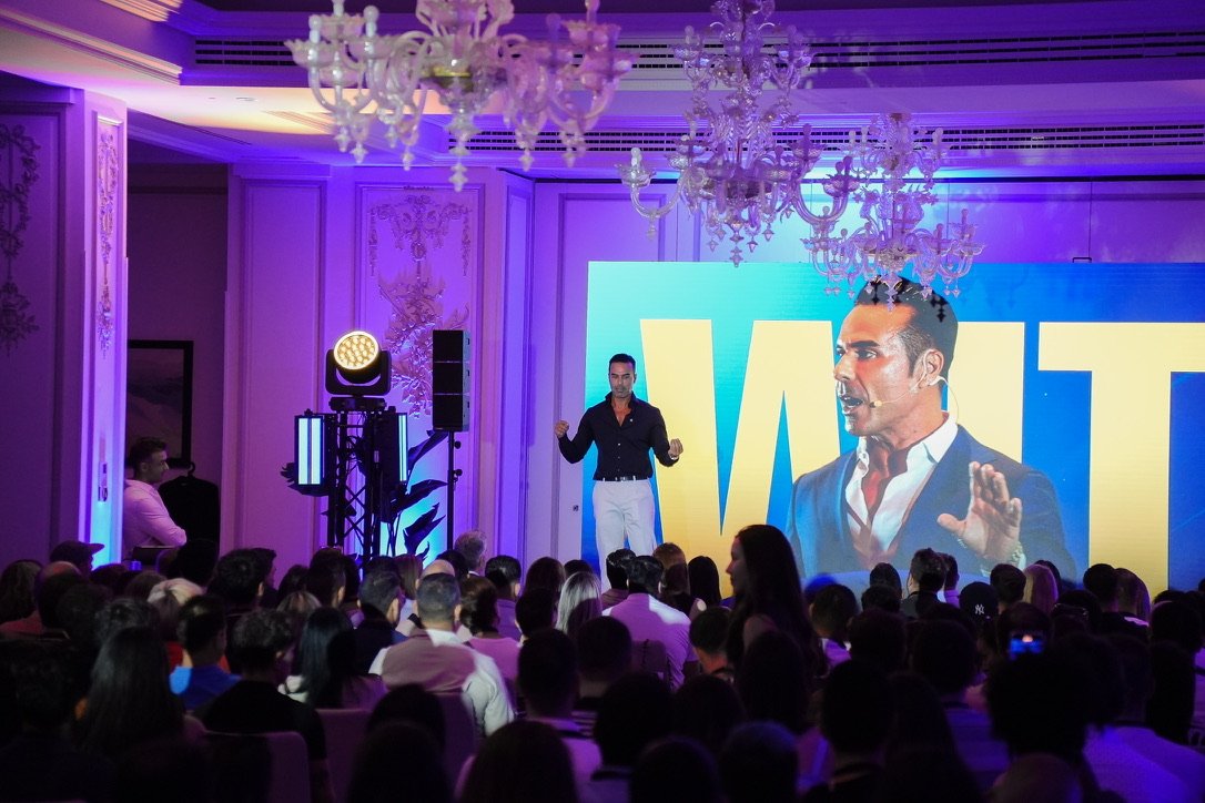Christian Villar en un evento WIT en directo